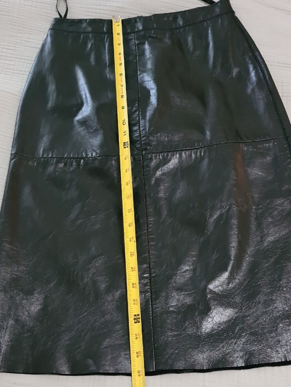 Gap - Y2k Leather Midi A-Line Skirt - Picture 6 of 6